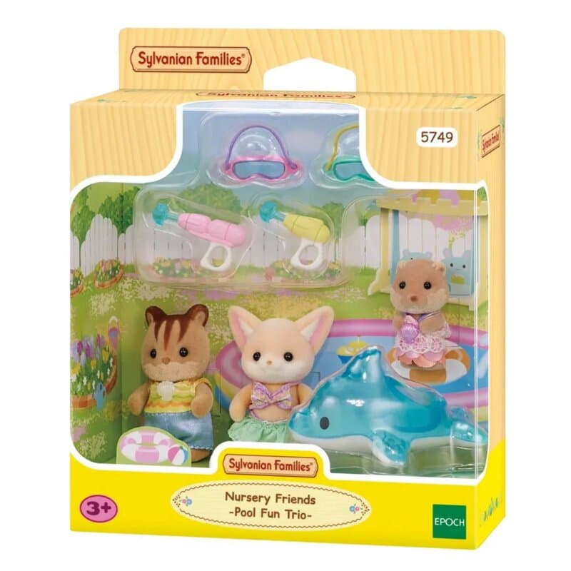 Sylvanian Families Set Bebe na Bazenu sa Delfinom na Naduvavanje