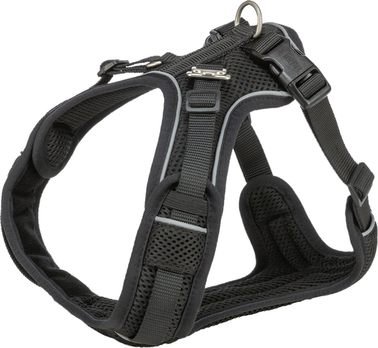 Am pojas za šetnju za pse veličina L Premium FlexMesh black TRIXIE 1989401