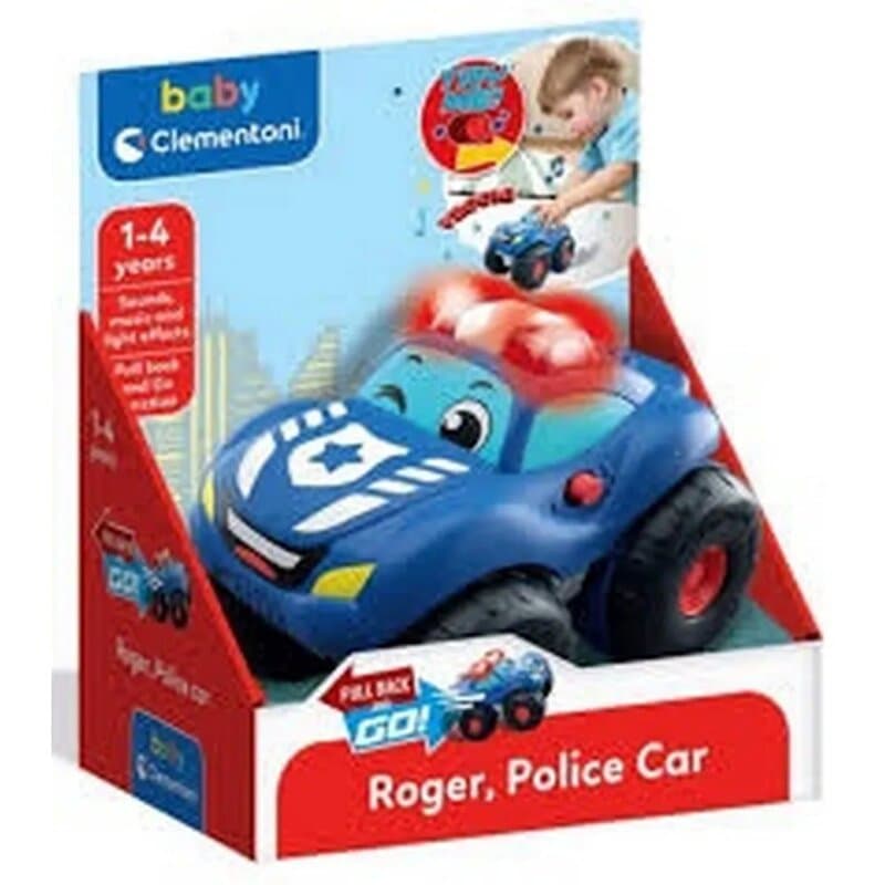 Clementoni Baby Roger Policijski auto – edukativna igračka za bebe