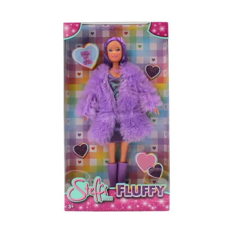 Steffi Love Fluffy modna lutka sa krznenom jaknom, 29cm