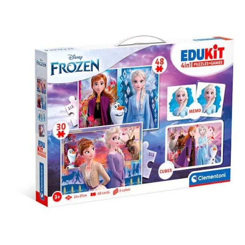 Clementoni edukativni set puzli 4 u 1 Frozen