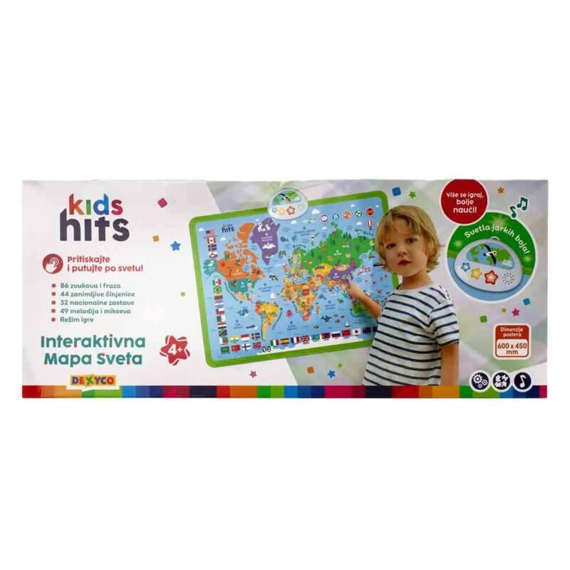 KIDS HITS Interaktivna zvučna mapa sveta