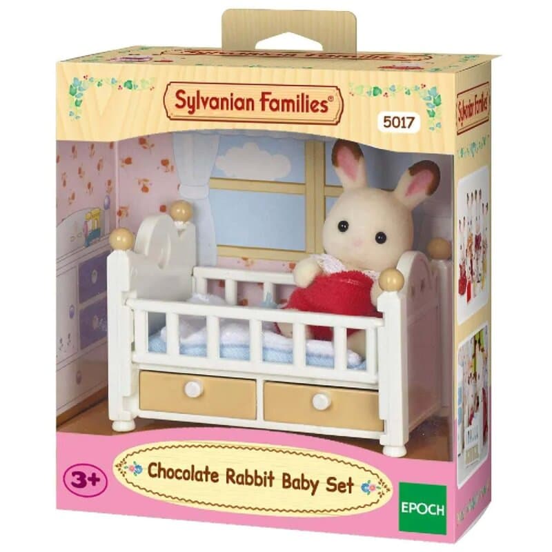 Sylvanian Families – Čokoladna Zečja Beba sa Krevetićem