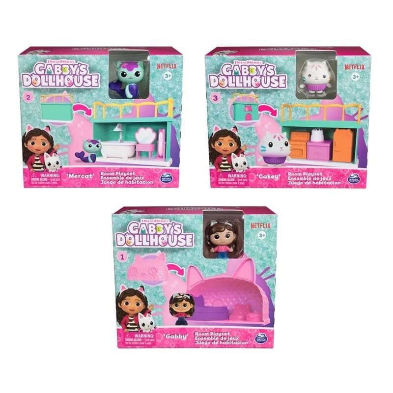Gabby's Dollhouse Sobica Set sa Mini Figuricom