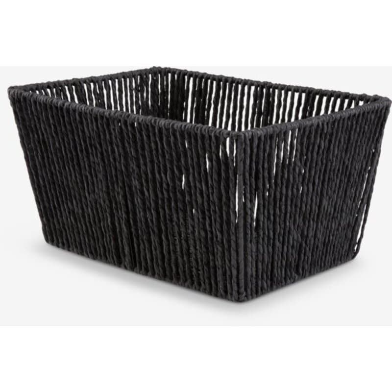 Korpa za odlaganje sitnica Š23xD33xV17cm crna