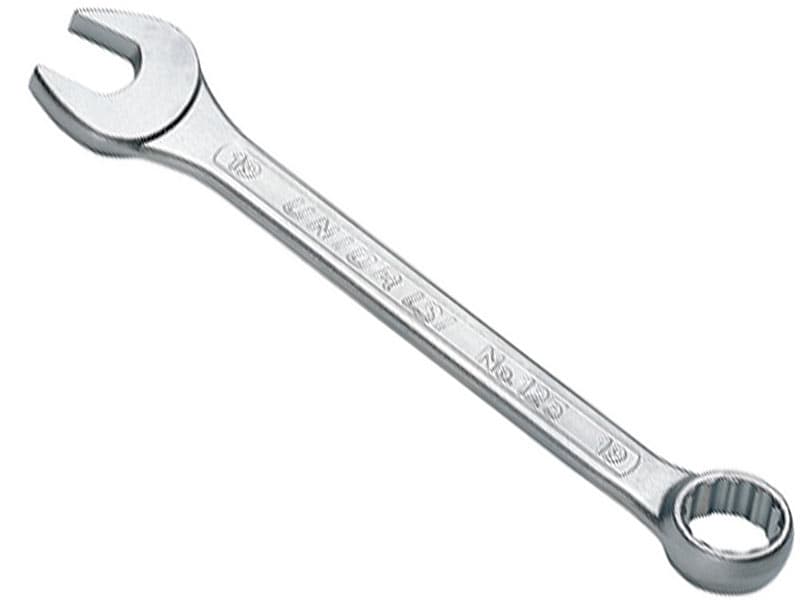 UNIOR Ključ viljuškasto-obručni kratki - 125/2, 13mm hromiran, mat, 602106 305456