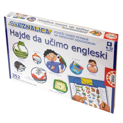 Educa Sveznalica - Hajde da učimo engleski ED15217