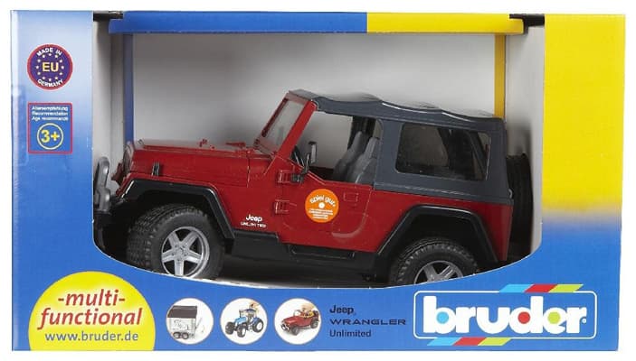 Bruder Jeep Wrangler red 02-025200