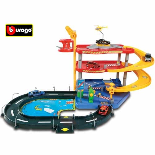 Bburago City Garaža Sa 2 Autića BU30025