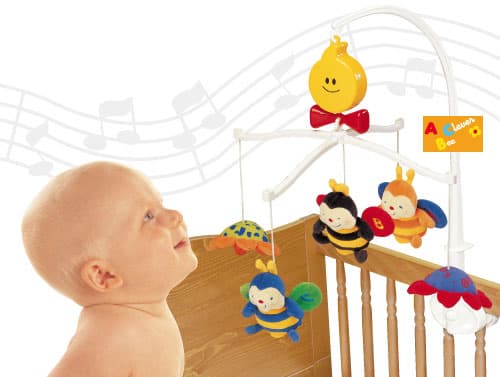 KsKids Pčelice - muzička igračka za krevetac KA10322