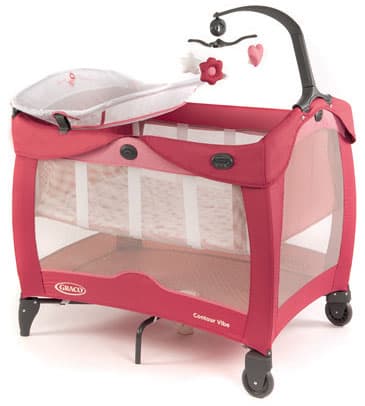 Graco Prenosivi krevetac Contour Electra Vibe Sweet princess 5170085