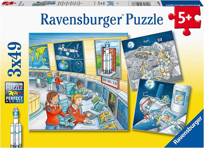 Ravensburger Puzle 3x49 Svemirska misija 05088