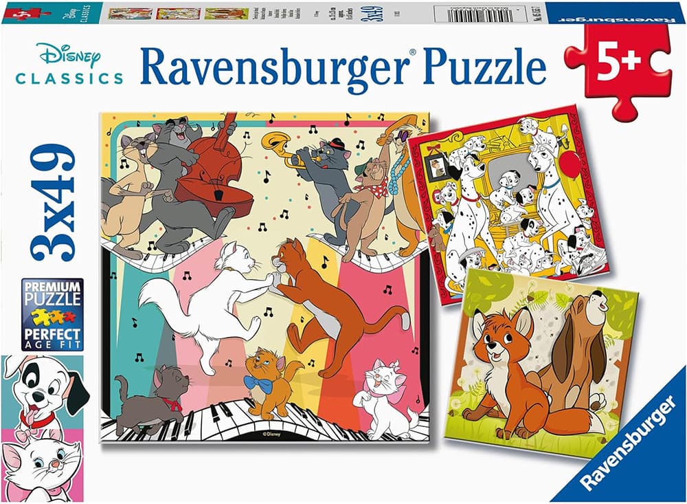 Ravensburger Slagalice 3x49 Disney Classics 05155