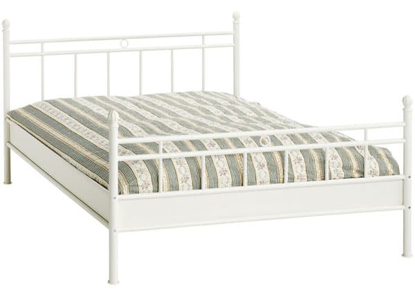 Krevet SONNY 140x200cm metal krem Ram