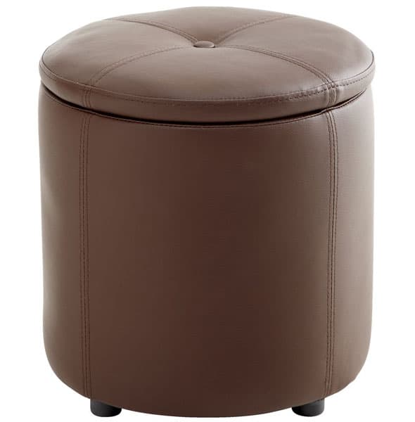 Tabure Ferdinand sa prostorom za odlaganje - braon