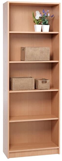 Polica za knjige Adrianne - 5 polica