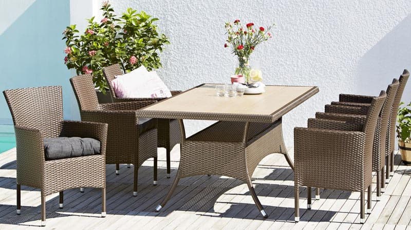 Baštenska Garnitura od Petana San Cristobal 6 fotelja + sto