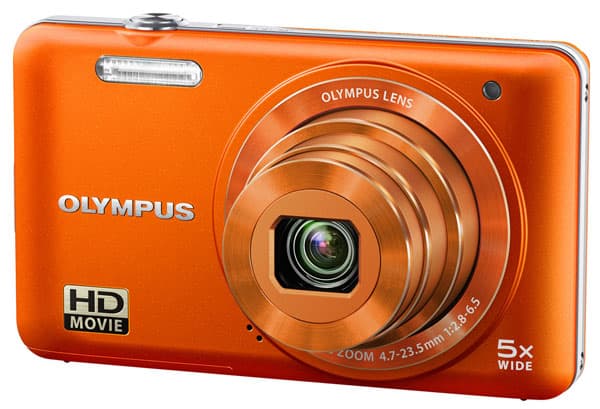 Olympus kompaktni digitalni fotoaparat VG-160 narandžasti