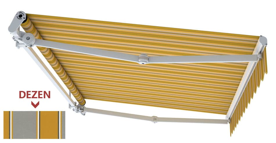 Zglobna tenda Homey 300x200 M1400 žuta-siva-bela 1916273