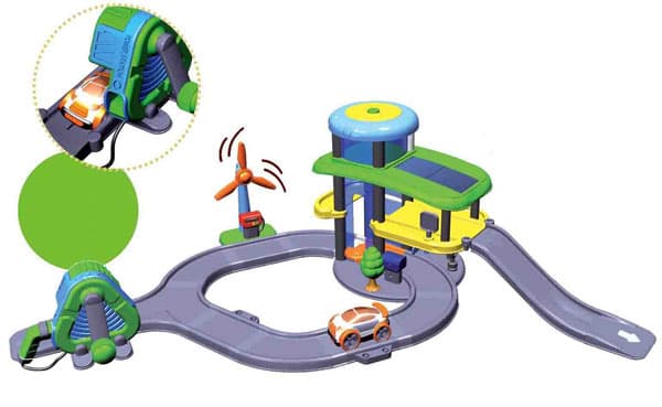 Silverlit My Green Garage - Futuristička garaža sa punjivim autićem 23028