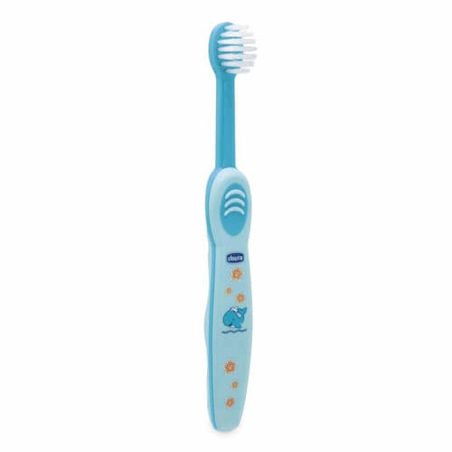 Chicco baby moments Četkica za zube 6m+ plava 1020012