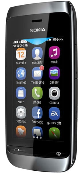 Mobilni telefon DualSIM Smartphone Nokia Asha 308 Black