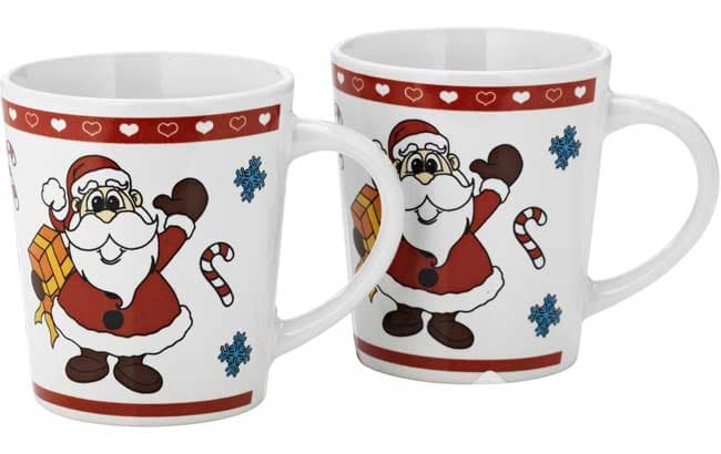 Par Novogodišnjih šolja V8cm