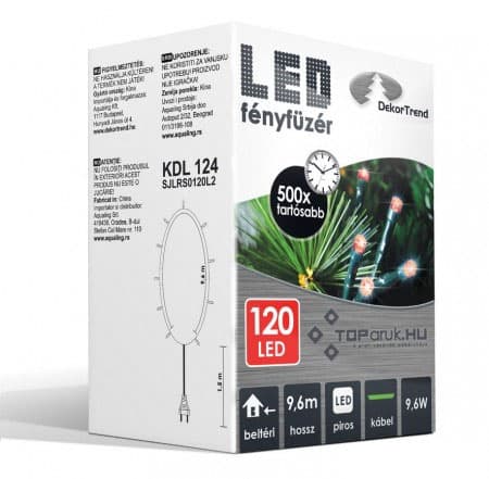 Novogodišnje sijaličice - lampice 120 LED crvene KDL 124