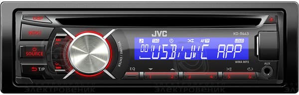 JVC Auto radio CD player KD-R443EY