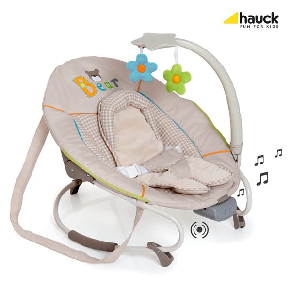 Hauck Ležaljka za bebu Leisure E-Motion Bear Beige 5210046