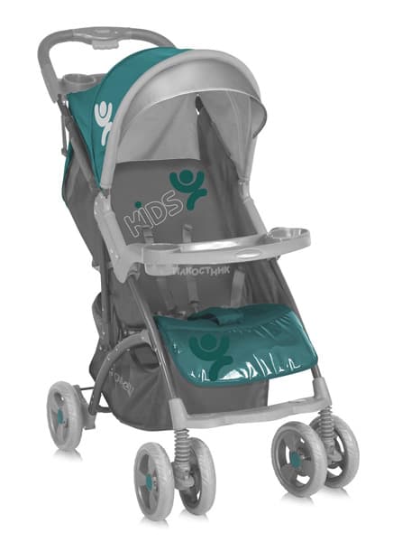 Bertoni Kolica za bebe Smarty Grey&Green Kids 10020351461A
