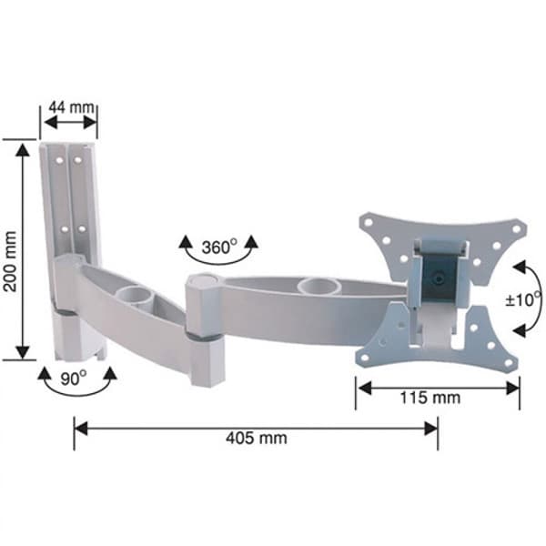 Nosač za televizor Brateck LCD-121S