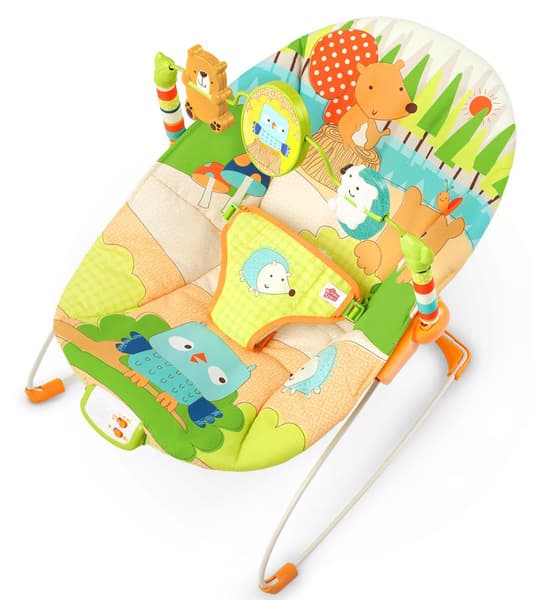 Bright Starts Bebi Ležaljka sa melodijama i vibracijom Little Explorer