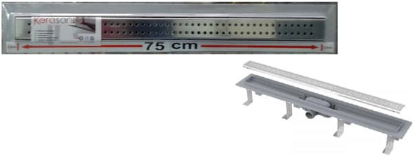 Tuš kanalica sa suvim sifonom Kerasan 75