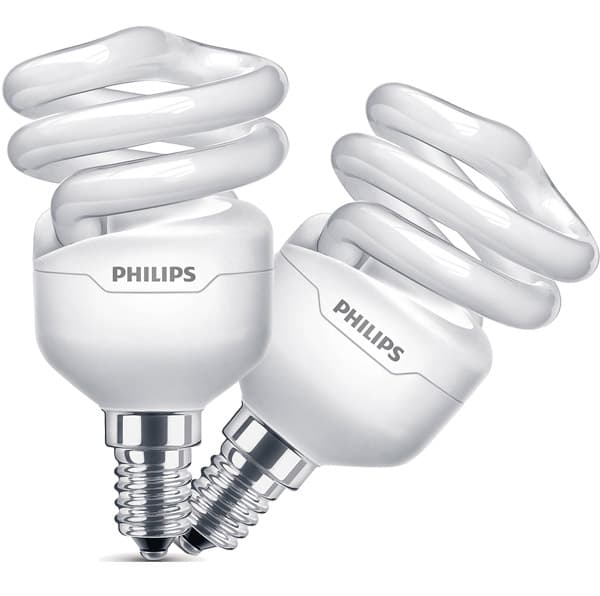 Štedljiva sijalica Philips Tornado T2 12W E14 WW PS164 2kom.
