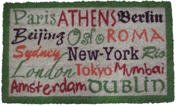 Otirač 40 x 60 cm Gradovi