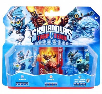 Skylanders Trap Team - Triple Pack 2 Blades + Tidal Wave Gill Grunt + Torch 87112EU
