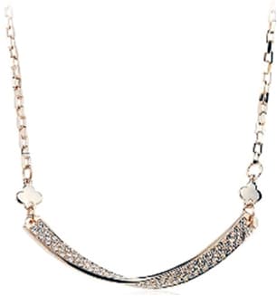 Ženski pozlaćeni lančić sa priveskom Simply GPL-002