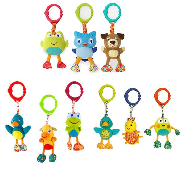 Bright Starts Bebi igračka na povlačenje - Razmrdani drugari