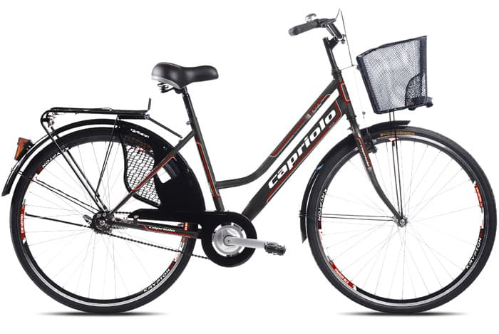 Bicikl Capriolo Amsterdam Lady 28HT grafit crvena 914282-18