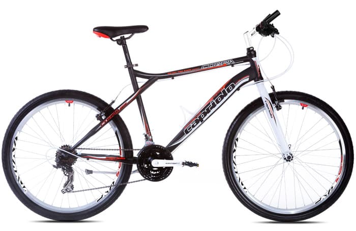Bicikl Capriolo Cobra 26/21HT crno crvena 914410-22