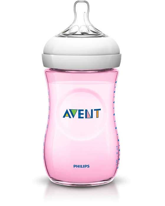 Avent Flašica Natural 260ml roza