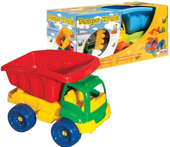 Kamion kiper sa kockama Dede Toys 013214