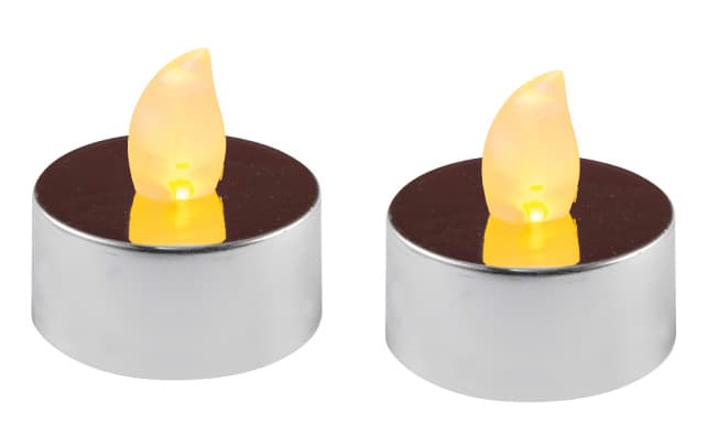 Ukrasne LED sveće 10 komada CD2/SILVER