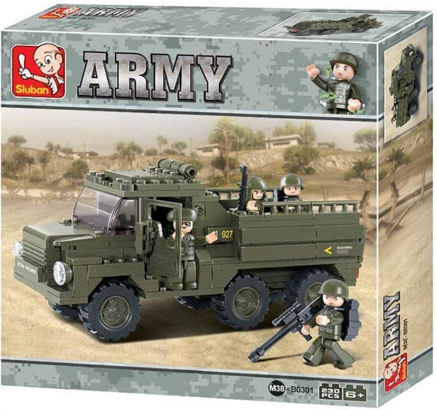 Sluban kocke vojnički kamion 230 kom 6270553 263-M38B0301