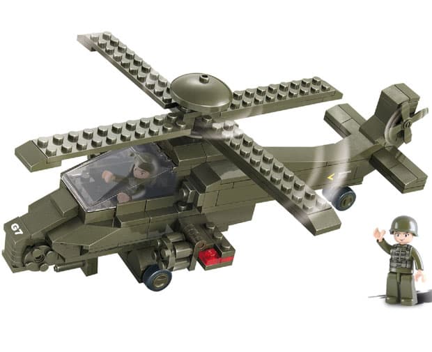 Sluban kocke vojni helikopter 199 kom 6270326 263-M38B0298