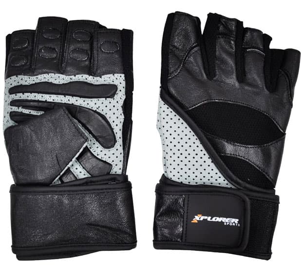 Fitnes rukavice Xplorer mesh-koža XL 06658