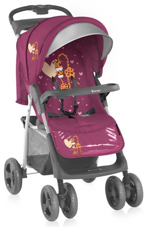 Bertoni Lorelli Kolica Foxy sa prekrivačem Pink Giraffes