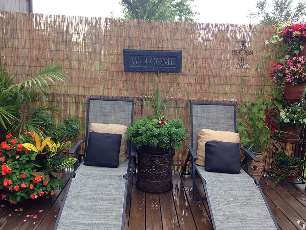 Ograda - Paravan Od Trske 5 x 2 m 95-307