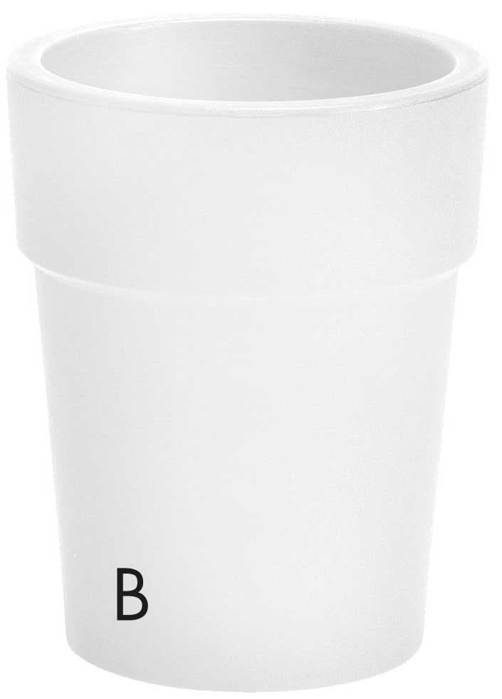 Ukrasna saksija Evolution Matt Ares 40cm White